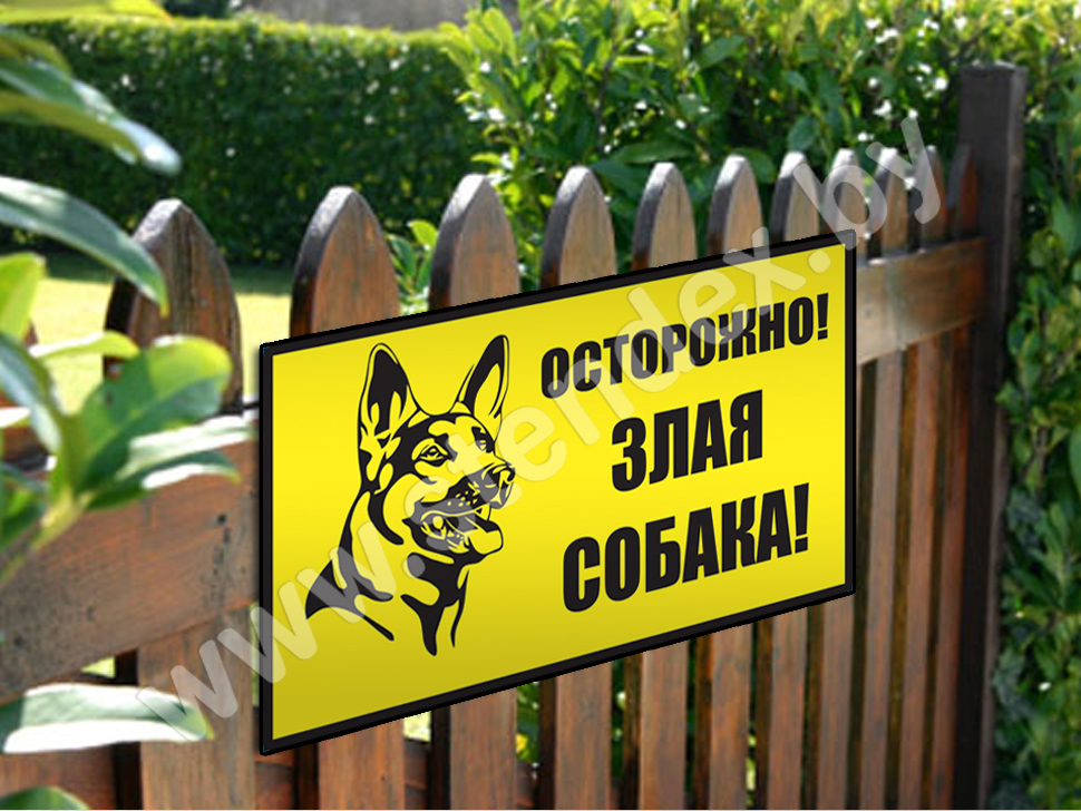 Осторожно, злая собака
