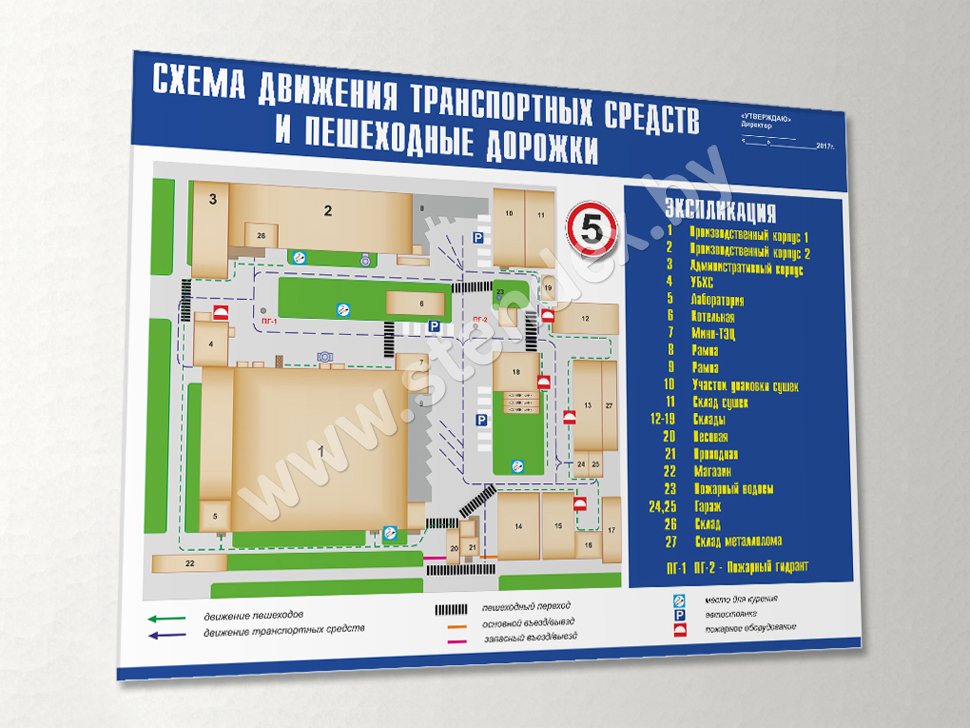 Паспорт объекта и схема движения транспорта 