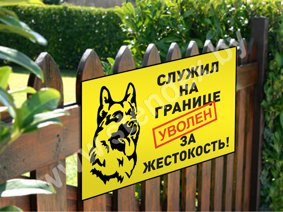 Осторожно, злая собака 