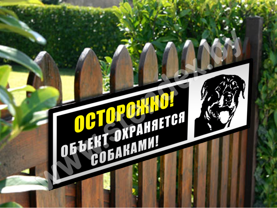 Осторожно, злая собака 